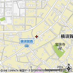 静岡県浜松市浜名区横須賀1238周辺の地図