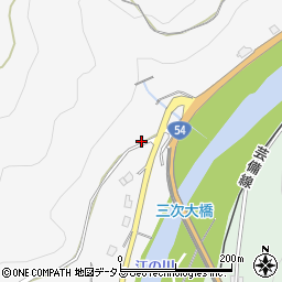 広島県三次市粟屋町2082-1周辺の地図