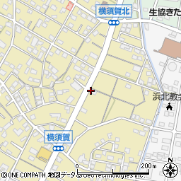 静岡県浜松市浜名区横須賀453周辺の地図