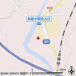 広島県三次市向江田町3362周辺の地図