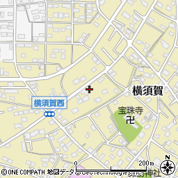 静岡県浜松市浜名区横須賀1097-12周辺の地図