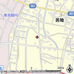 静岡県浜松市浜名区善地555周辺の地図