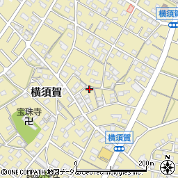 静岡県浜松市浜名区横須賀474周辺の地図