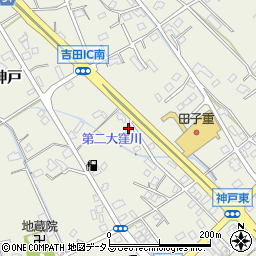 静岡県榛原郡吉田町神戸1607周辺の地図