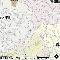 大阪府枚方市香里園山之手町49-45周辺の地図