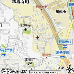 大阪府枚方市釈尊寺町1-18周辺の地図