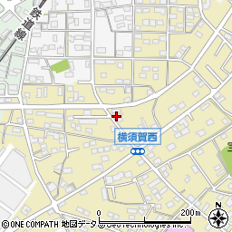 静岡県浜松市浜名区横須賀1428周辺の地図