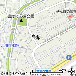 ローソン茨木島四丁目店周辺の地図
