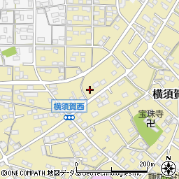 静岡県浜松市浜名区横須賀1259周辺の地図