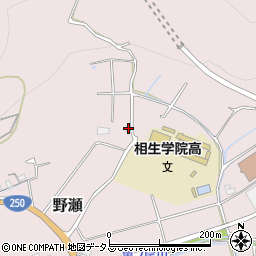 兵庫県相生市野瀬781周辺の地図