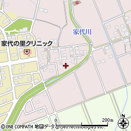 静岡県掛川市家代2171周辺の地図