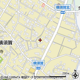 静岡県浜松市浜名区横須賀456周辺の地図