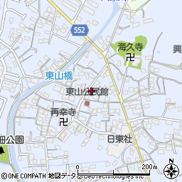 兵庫県姫路市東山735周辺の地図