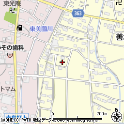 静岡県浜松市浜名区善地548周辺の地図