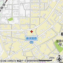 静岡県浜松市浜名区横須賀1434周辺の地図