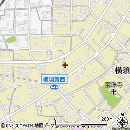 静岡県浜松市浜名区横須賀1264周辺の地図