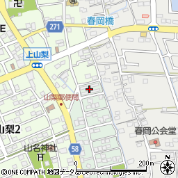 静岡県袋井市月見町17周辺の地図