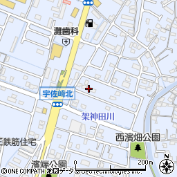 兵庫県姫路市東山1374周辺の地図