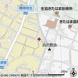 静岡県浜松市浜名区横須賀538周辺の地図