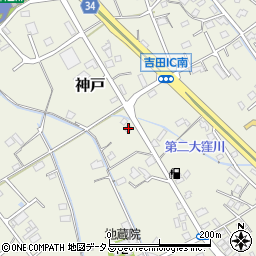 静岡県榛原郡吉田町神戸1704周辺の地図