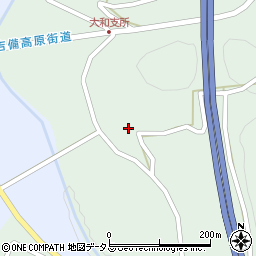 岡山県加賀郡吉備中央町宮地1481周辺の地図