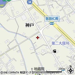 静岡県榛原郡吉田町神戸1520周辺の地図
