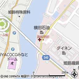 兵庫県姫路市飾磨区中島2997周辺の地図