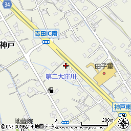 静岡県榛原郡吉田町神戸1606周辺の地図