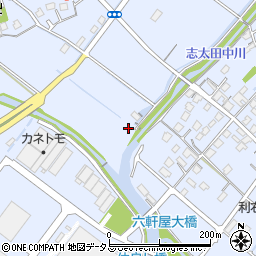 静岡県焼津市利右衛門周辺の地図