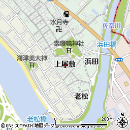 愛知県豊橋市梅薮町上屋敷周辺の地図