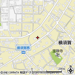 静岡県浜松市浜名区横須賀1255周辺の地図
