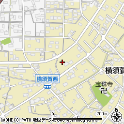 静岡県浜松市浜名区横須賀1265周辺の地図