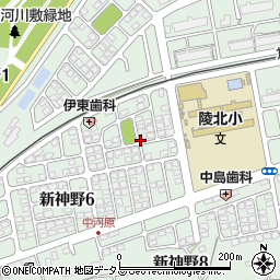 辻ヶ内公園周辺の地図