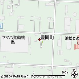 静岡県浜松市中央区豊岡町121周辺の地図
