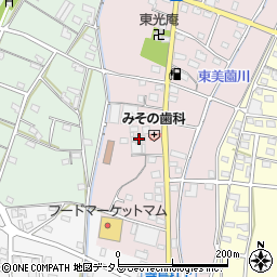 静岡県浜松市浜名区東美薗120周辺の地図