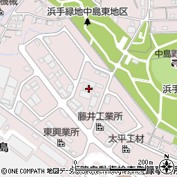 兵庫県姫路市飾磨区中島3415周辺の地図