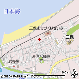 島根県浜田市三隅町湊浦218周辺の地図