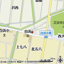 愛知県西尾市吉良町富好新田沢西20周辺の地図