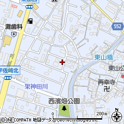 兵庫県姫路市東山1363周辺の地図