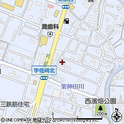 兵庫県姫路市東山1378周辺の地図