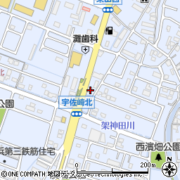 兵庫県姫路市東山1428周辺の地図