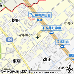 愛知県豊橋市下五井町茶屋前26周辺の地図