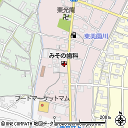 静岡県浜松市浜名区東美薗59周辺の地図