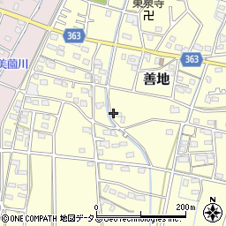 静岡県浜松市浜名区善地478周辺の地図