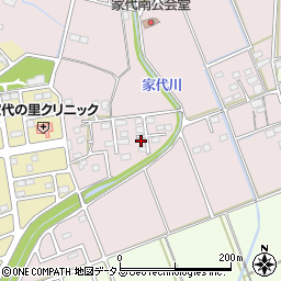 静岡県掛川市家代2168周辺の地図