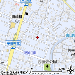 兵庫県姫路市東山1360周辺の地図