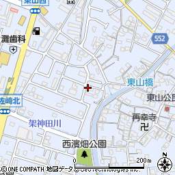 兵庫県姫路市東山1333周辺の地図