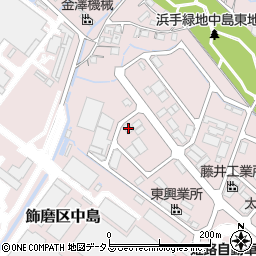 兵庫県姫路市飾磨区中島3355周辺の地図