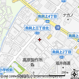 津田産業株式会社鳥飼営業所周辺の地図