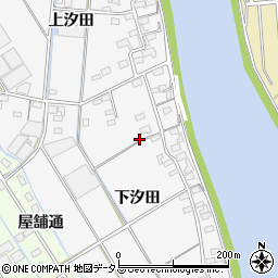 愛知県西尾市一色町松木島下汐田70周辺の地図